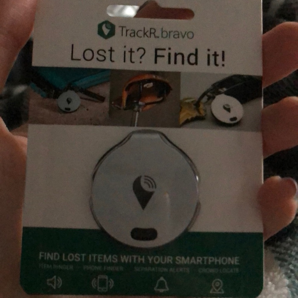 Never opened TrackR. bravo Lost it? Find it!